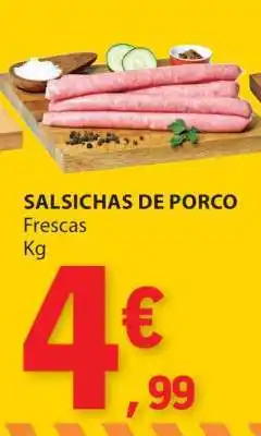 E.Leclerc Salsichas de Porco promoção