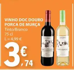 E.Leclerc VINHO DOC DOURO PORCA DE MURÇA promoção