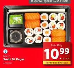 Lidl Sushi 16 Peças promoção