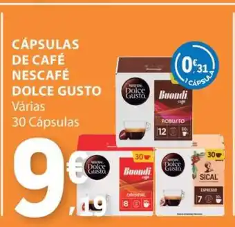 E.Leclerc Cápsulas de Café Nescafé Dolce Gusto promoção