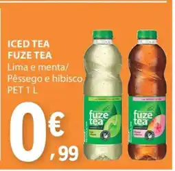 E.Leclerc ICED TEA FUZE TEA promoção