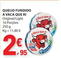 QUEIJO FUNDIDO A VACA QUE RI