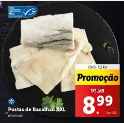 Lidl Postas de Bacalhau XXL promoção