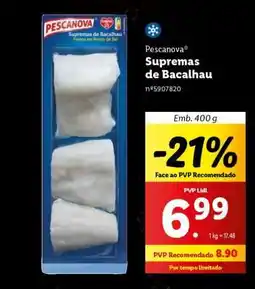 Lidl Pescanova Supremas de Bacalhau promoção