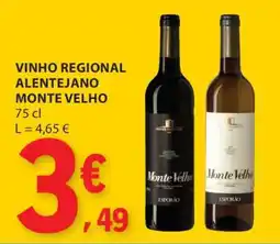 E.Leclerc VINHO REGIONAL ALENTEJANO MONTE VELHO promoção