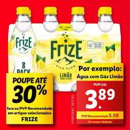 Lidl Água com Gás Limão promoção
