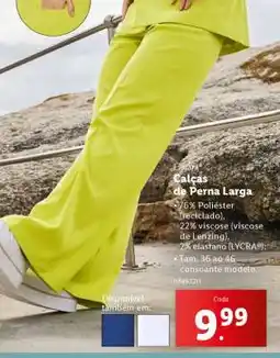 Lidl Calças de Perna Larga promoção