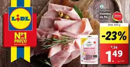 Lidl Fumadinho Fiambre da Pá promoção