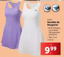 Lidl Vestido de Desporto promoção