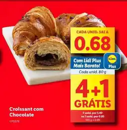 Lidl Croissant com Chocolate promoção