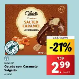 Lidl Gelado com Caramelo Salgado promoção