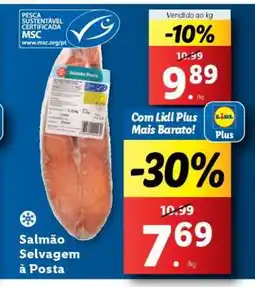 Lidl Salmão Selvagem à Posta promoção