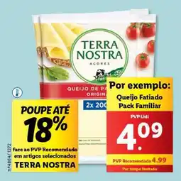 Lidl Queijo Fatiado Pack Familiar promoção