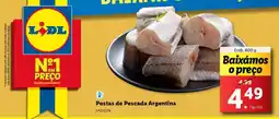 Lidl Postas de Pescada Argentina promoção