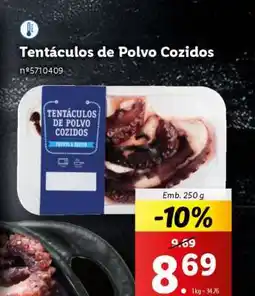 Lidl Tentáculos de Polvo Cozidos promoção