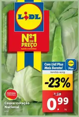 Lidl Couve-coração Nacional promoção