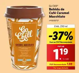 Lidl Go Chill Bebida de Café Caramel Macchiato promoção