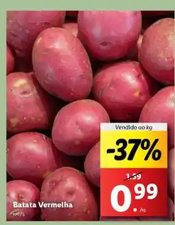 Lidl Batata Vermelha promoção