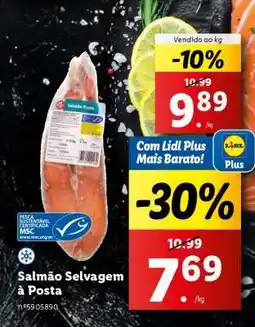 Lidl Salmão Selvagem à Posta promoção