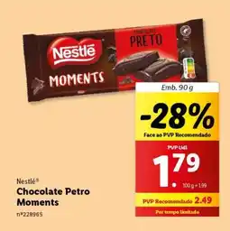 Lidl Nestlé Chocolate Petro Moments promoção