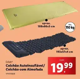 Lidl Crivit Colchão Autoinflável/Colchão com Almofada promoção