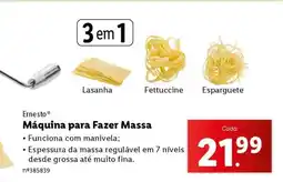 Lidl Máquina para Fazer Massa promoção