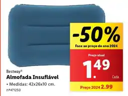 Lidl Bestway Almofada Insuflável promoção