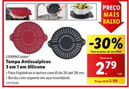 Lidl Tampa Antissalpicos 3 em 1 em Silicone promoção