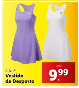 Lidl Crivit Vestido de Desporto promoção