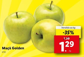 Lidl Maçã Golden promoção