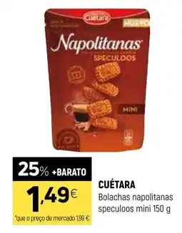 Coviran CUÉTARA Bolachas napolitanas speculoos mini promoção