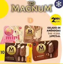 Pingo Doce Magnum Gelado de Amêndoas promoção