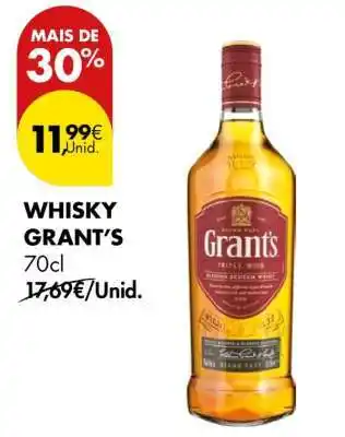 Pingo Doce WHISKY GRANT’S promoção