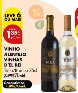 Pingo Doce VINHO ALENTEJO VINHAS D’EL REI promoção
