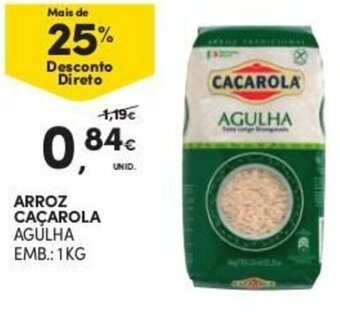 Arroz Caçarola Agulha 1kg