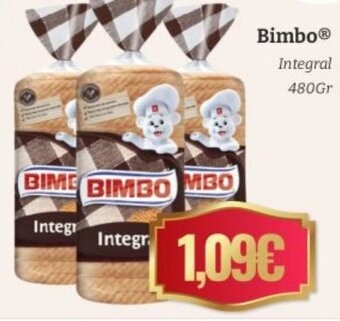 Bimbo Integral 480gr