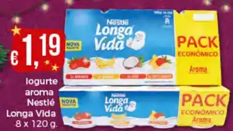 Iogurte Aroma Nestlé Longa Vida 8x120g