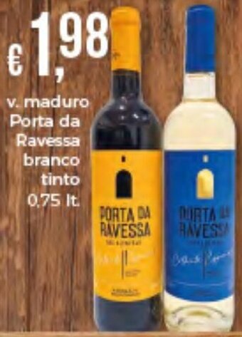 V. Maduro Porta da Ravessa Branco Tinto 0,75lt