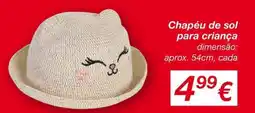 kik Chapéu de sol para criança promoção