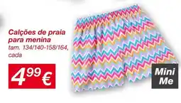 kik Calções de praia para menina promoção