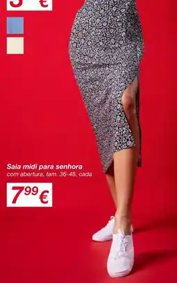 kik Saia midi para senhora promoção