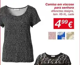 kik Camisa em viscose para senhora promoção