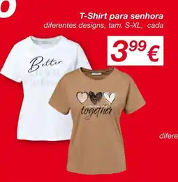 kik T-Shirt para senhora promoção