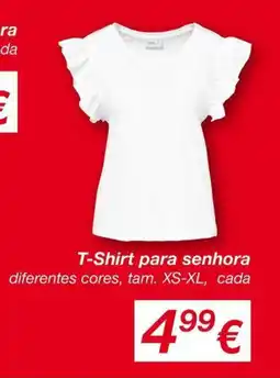 kik T-Shirt para senhora promoção