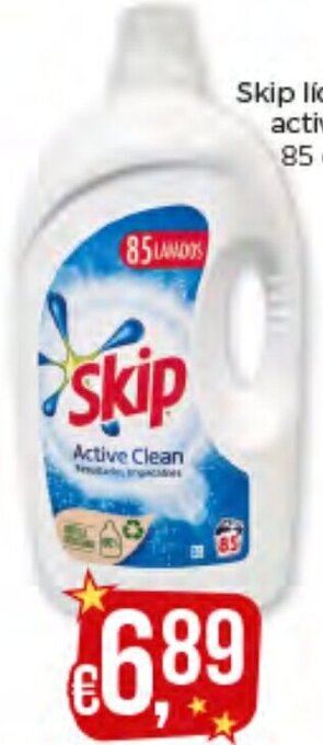 Bolama Skip Líquido Active Clean 85 Doses promoção