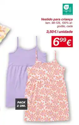 kik Vestido para criança promoção