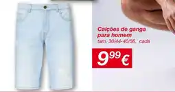 kik Calções de ganga para homem promoção