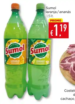 Bolama Sumol laranja/ananás promoção