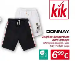 kik Calções desportivos para criança promoção