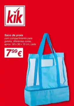 kik Saco de praia promoção